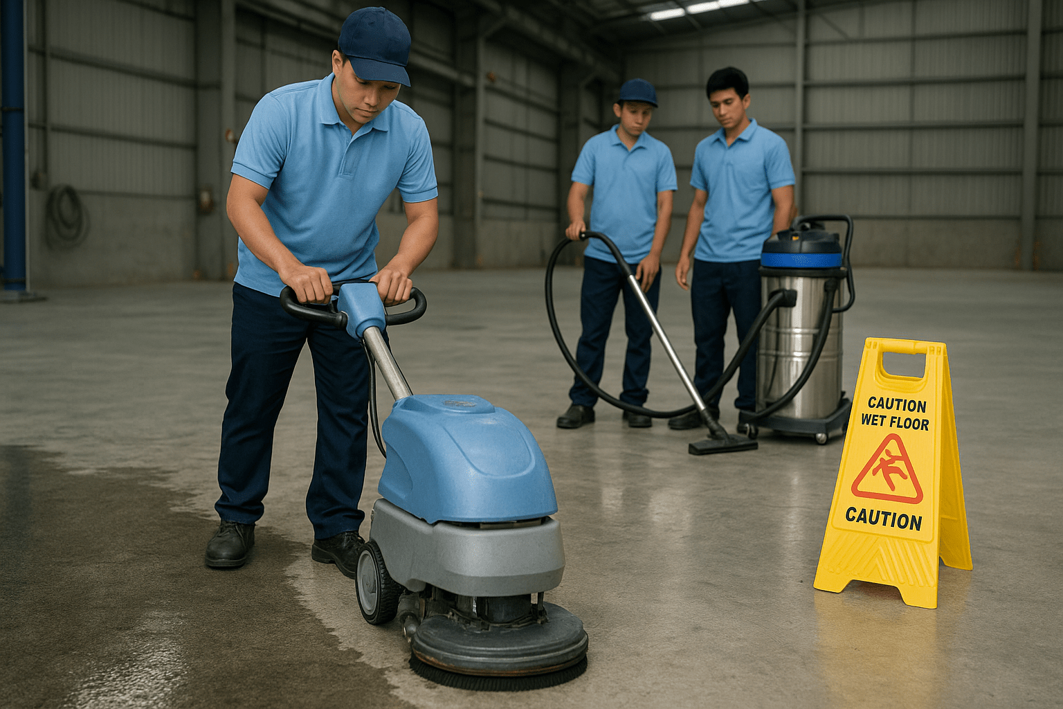 Vệ sinh công nghiệp TPHCM làm sạch sàn xưởng Đông Dương Clean